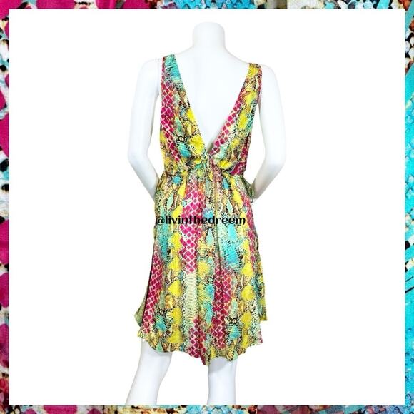 LULI FAMA SMOKE SHOW V Neck Short Dress $140.00 - Picture 8 of 11